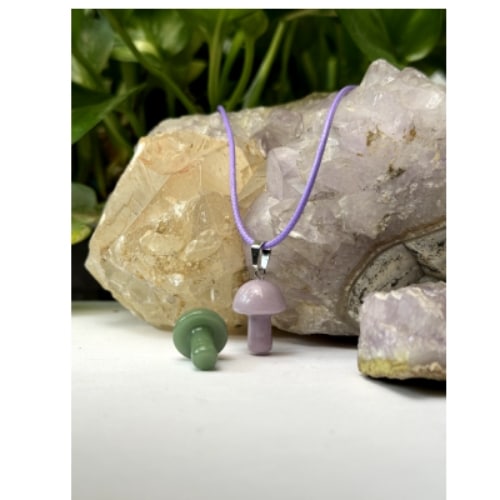 گردنبند قارچ مدل 2 در دربنفش و سبز و.... گردنبند قارچ مدل 2 در دربنفش و سبز و....