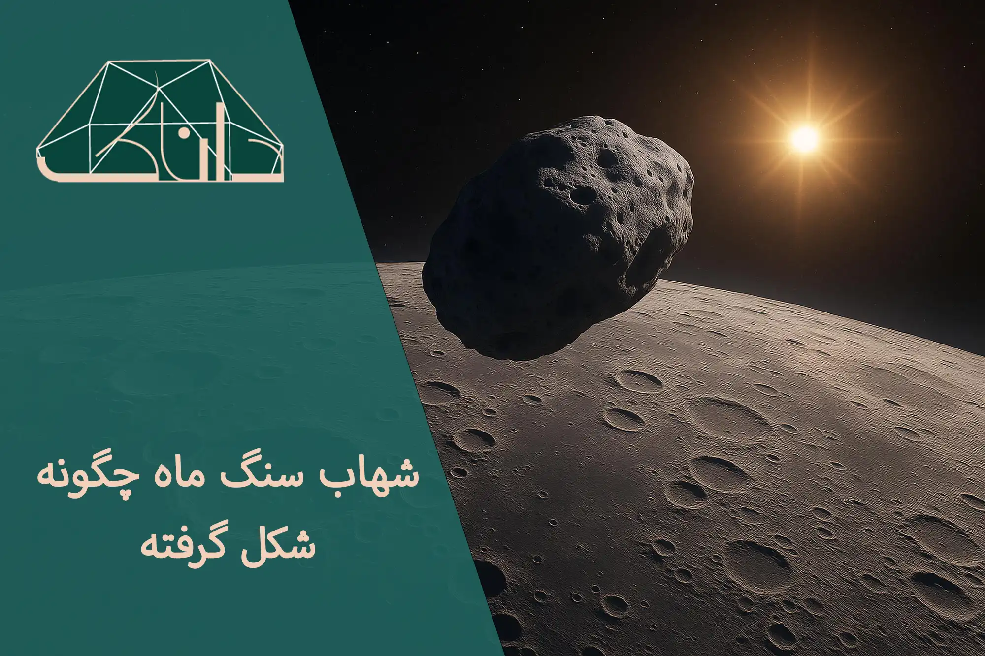 عکس شهاب سنگ ماه واقعی