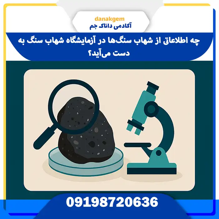 اطلاعات به دست آمده از ازمایشگاه شهاب سنگ
